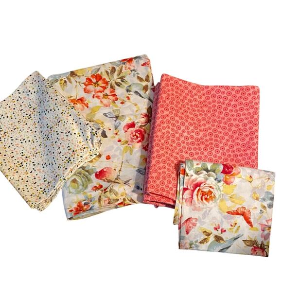 Fabric Editions INC Other - Fabric Editions INC 3 fabrics 1-yd Speckled 2-yds pink 2-yds floral